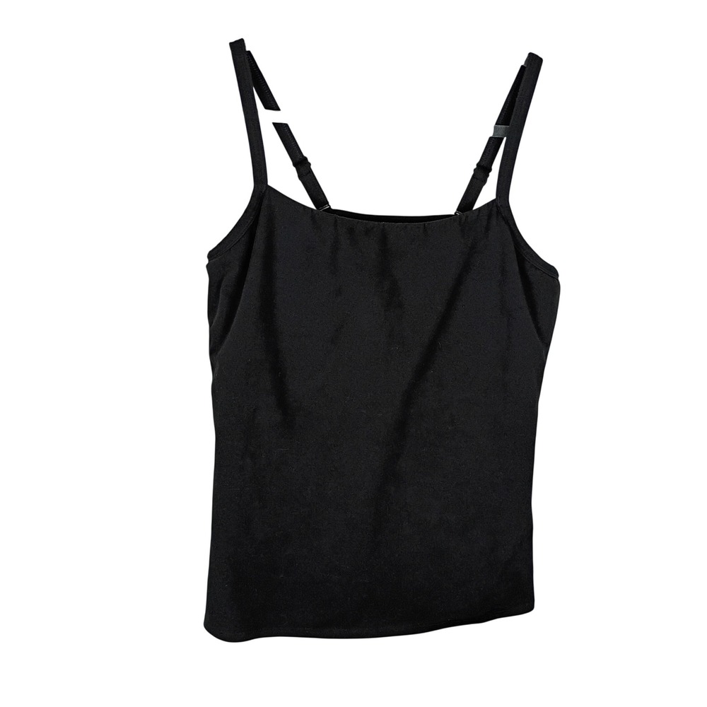 Bravissimo Black Built-in wired Shelf Bra Camisole Top Size 38GG ST103BLK
